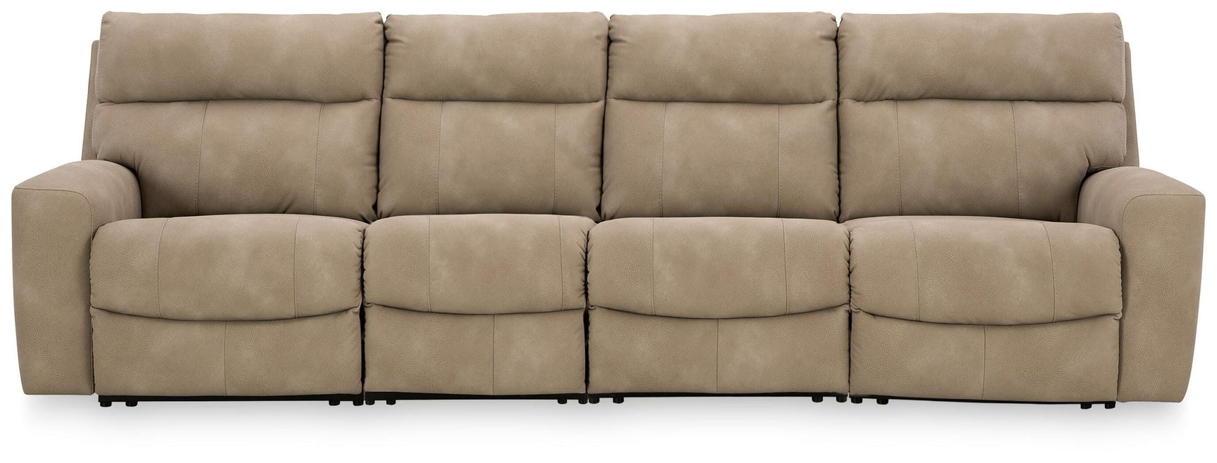 Next-Gen Durapella Sand 4-Piece Power Reclining Sectional view 2