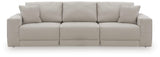 Next-Gen Gaucho Gray Microfiber 3-Piece Sectional Sofa from Ella Furniture