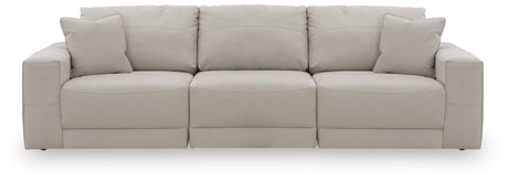 Next-Gen Gaucho Gray Microfiber 3-Piece Sectional Sofa from Ella Furniture