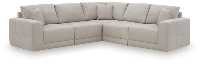 Next-Gen Gaucho Gray Microfiber 5-Piece Sectional from Ella Furniture