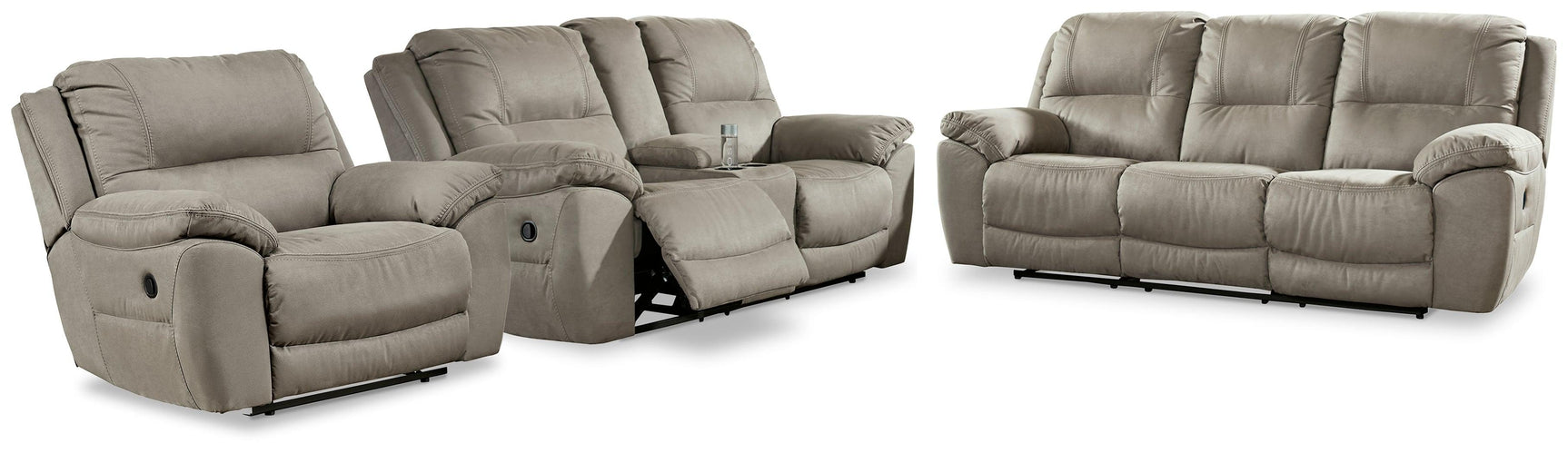 Next-gen Putty Gaucho Sofa And Loveseat - Ella Furniture