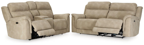 Next-gen Sand Durapella Sofa And Loveseat - Ella Furniture