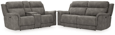 Next-gen Slate Durapella Sofa And Loveseat - Ella Furniture