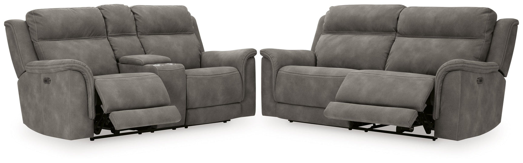 Next-gen Slate Durapella Sofa And Loveseat - Ella Furniture