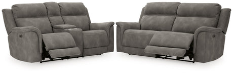 Next-gen Slate Durapella Sofa And Loveseat - Ella Furniture