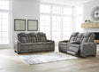 Next-gen Slate Durapella Sofa And Loveseat PKG013056 - 2200415 | 2200418 - Ella Furniture