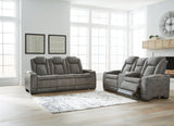 Next-gen Slate Durapella Sofa And Loveseat PKG013056 - 2200415 | 2200418 - Ella Furniture