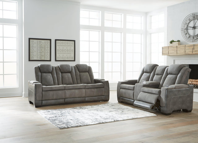 Next-gen Slate Durapella Sofa And Loveseat PKG013056 - 2200415 | 2200418 - Ella Furniture