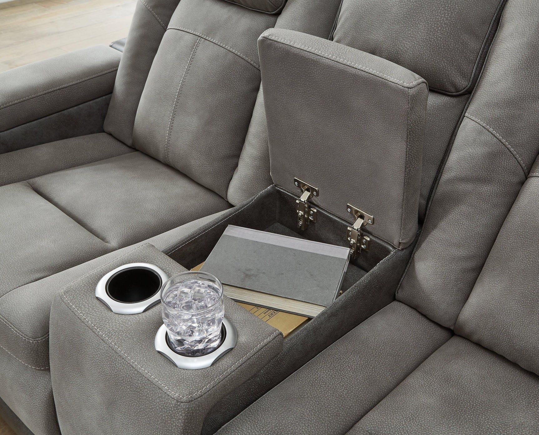 Next-gen Slate Durapella Sofa And Loveseat PKG013056 - 2200415 | 2200418 - Ella Furniture