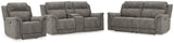 Next-gen Slate Durapella Sofa, Loveseat And Recliner - Ella Furniture