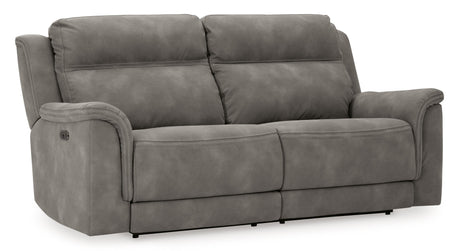 Next-gen Slate Durapella Sofa, Loveseat And Recliner - Ella Furniture