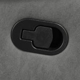 Nova Upholstered Motion Reclining Loveseat Dark Grey 602532 - Ella Furniture