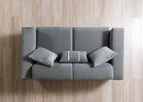 Vivian Gray Velvet Sofa 89" & Loveseat 69"