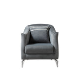 Vivian Gray Velvet Sofa 89" & Loveseat 69"