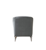 Vivian Gray Velvet Chair