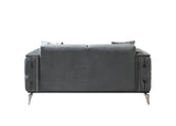 Vivian Gray Velvet Sofa 89" & Loveseat 69"