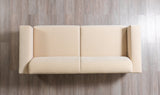 Vivian Ivory Velvet Sofa 89" & Loveseat 69"
