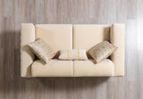 Vivian Ivory Velvet Sofa 89" & Loveseat 69"