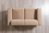 Vivian Coffee Velvet Sofa 89" & Loveseat 69"