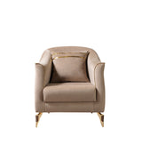 Vivian Coffee Velvet Sofa 89" & Loveseat 69"