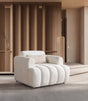 Yulia Ivory Boucle Chair from Ella Furniture