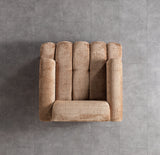 Yulia Coffee Boucle Chair view 5