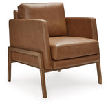 Numund Caramel Accent Chair - Ella Furniture