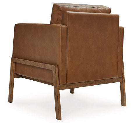 Numund Caramel Accent Chair - Ella Furniture