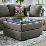 O'phannon Putty 2-Piece Sectional With Ottoman - Ella Furniture