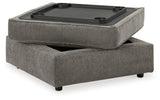 O'phannon Putty 2-Piece Sectional With Ottoman - Ella Furniture