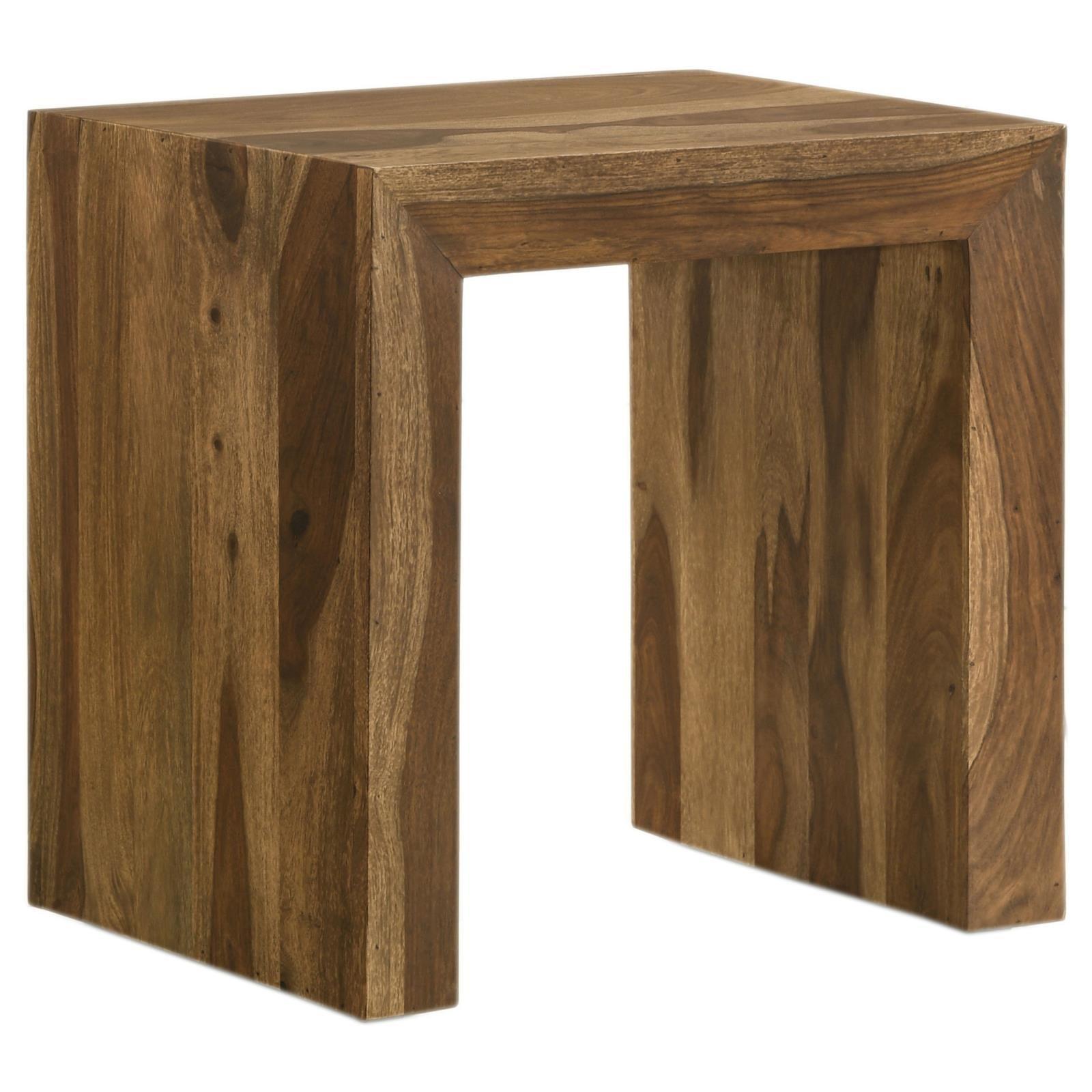 Odilia Rectangular Solid Wood End Table Auburn 708417 - Ella Furniture