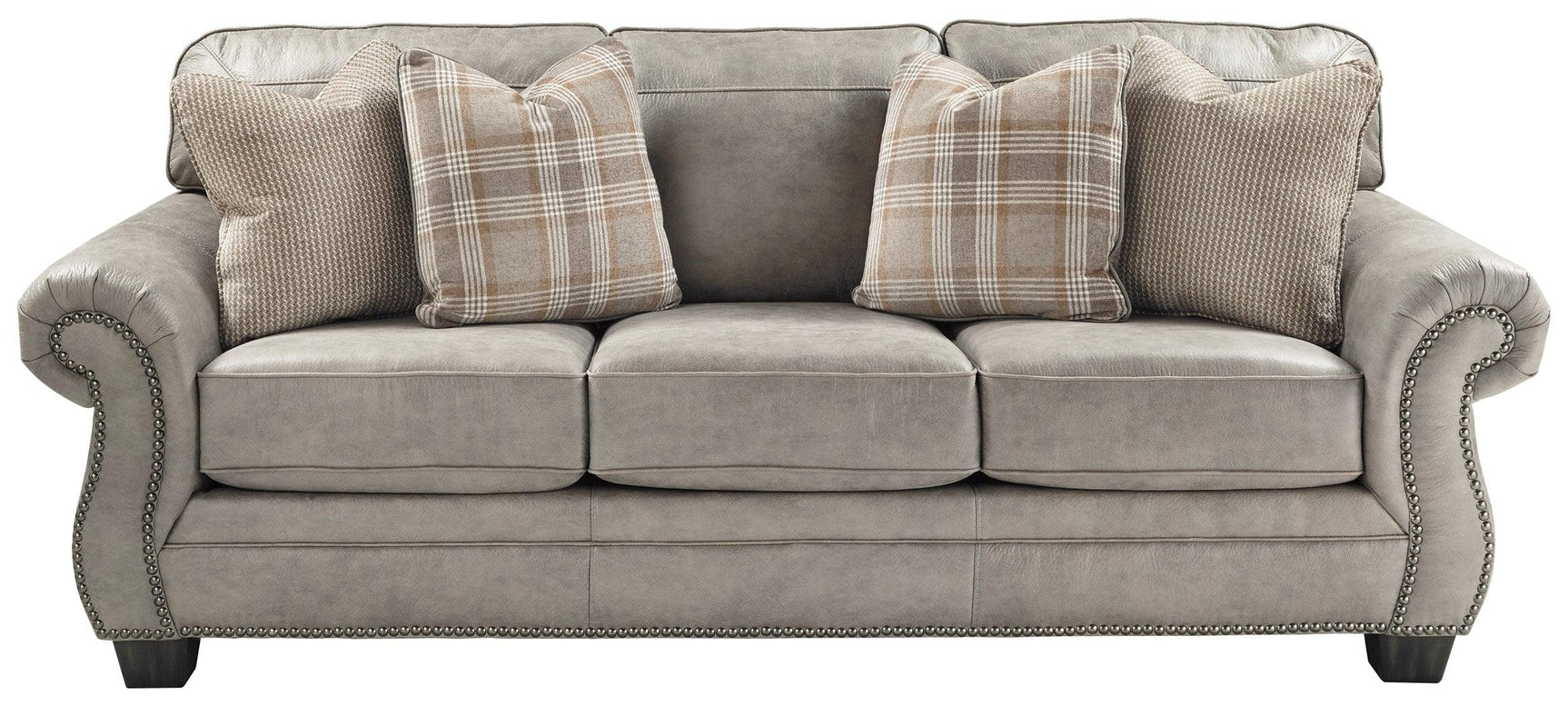 Olsberg Steel Sofa And Loveseat - Ella Furniture