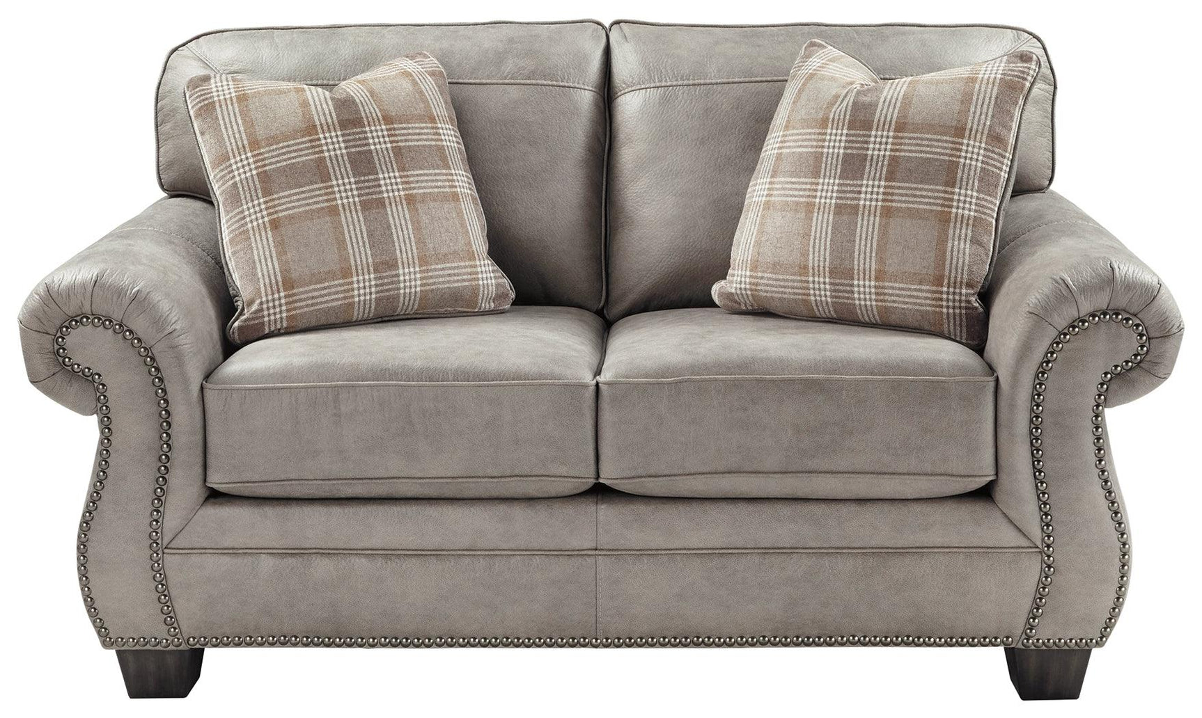 Olsberg Steel Sofa And Loveseat - Ella Furniture