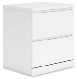 Onita White Nightstand - Ella Furniture