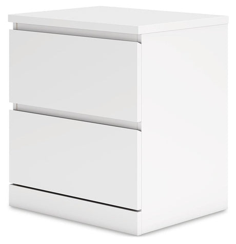 Onita White Nightstand - Ella Furniture