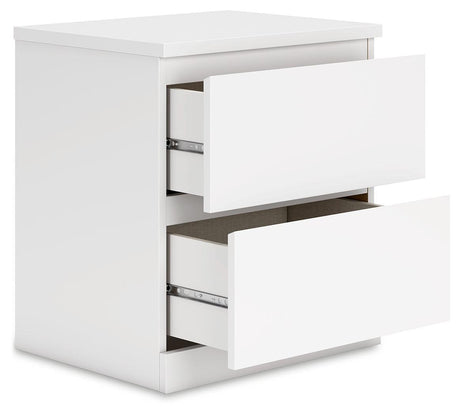 Onita White Nightstand - Ella Furniture