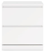 Onita White Nightstand - Ella Furniture