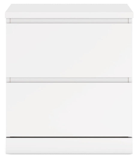 Onita White Nightstand - Ella Furniture