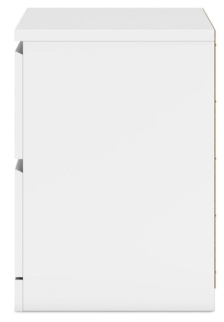 Onita White Nightstand - Ella Furniture