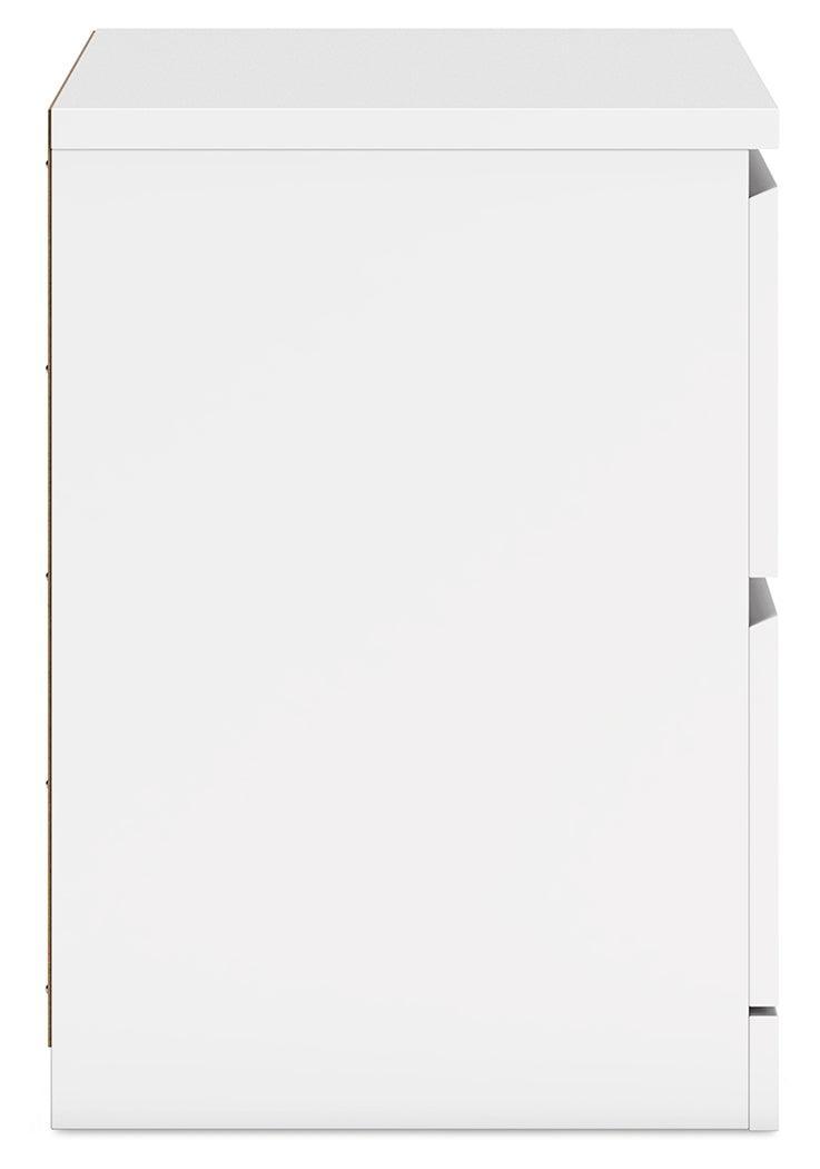 Onita White Nightstand - Ella Furniture