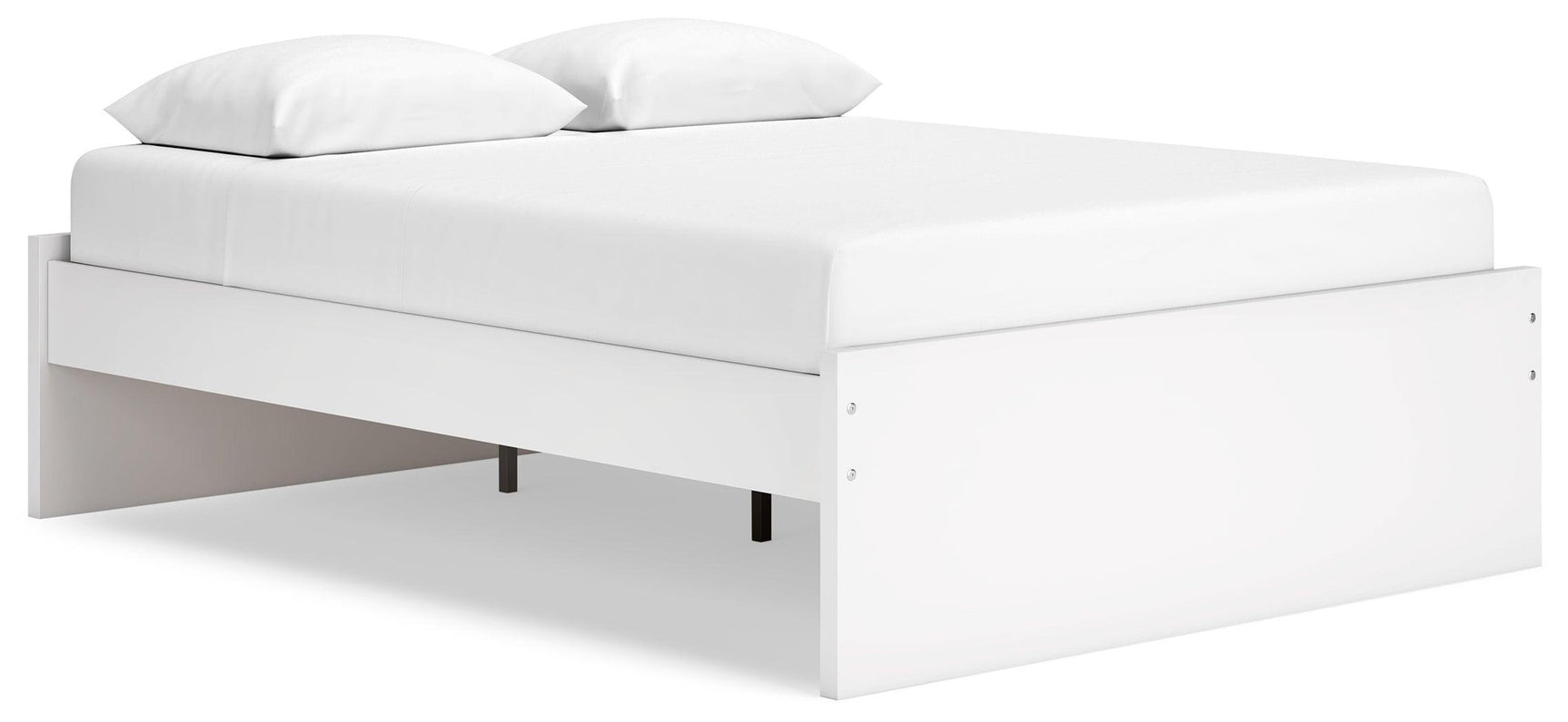 Onita White Queen Platform Bed - Ella Furniture