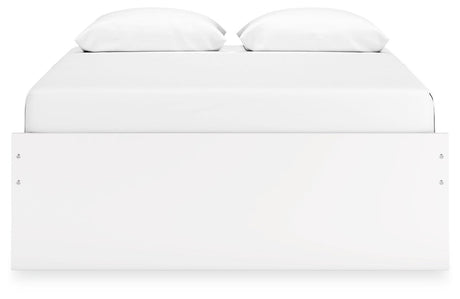 Onita White Queen Platform Bed - Ella Furniture