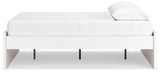 Onita White Queen Platform Bed - Ella Furniture
