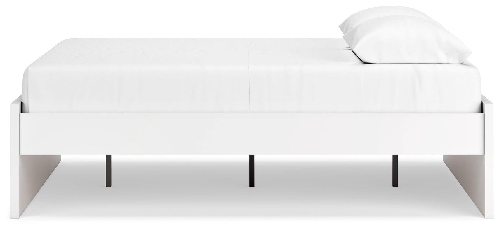 Onita White Queen Platform Bed - Ella Furniture