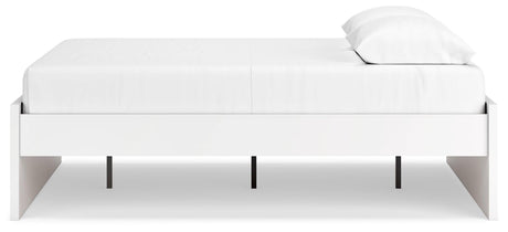 Onita White Queen Platform Bed - Ella Furniture