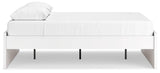Onita White Queen Platform Bed - Ella Furniture