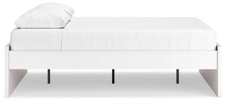 Onita White Queen Platform Bed - Ella Furniture