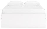 Onita White Queen Platform Bed with 2 Side Storage - Ella Furniture