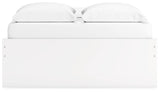 Onita White Queen Platform Bed with 2 Side Storage - Ella Furniture