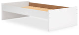 Onita White Twin Platform Bed - Ella Furniture